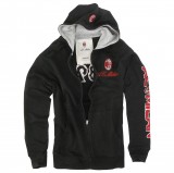 Milan black hoodie top