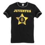 Juventus star black t-shirt