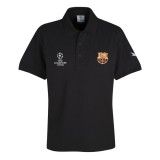 Barcelona UEFA Champions League Core Crest Polo - Black