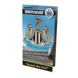 Newcastle United F.C. Birthday Card & Badge