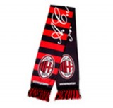 Milan striped satin scarf