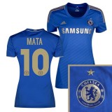 Chelsea Home Shirt 2012/13 - Womens Including Gold Star with Mata 10 printing