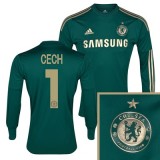 Chelsea Home Goalkeeper Shirt 2012/13 Including Gold Star with Cech 1 printing