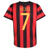 Manchester City Away Shirt Including European Printing 2011/12 with Milner 7 Printing