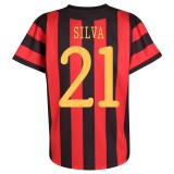 Manchester City Away Shirt Including European Printing 2011/12 with Silva 21  Printing