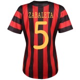 Manchester City Away Shirt Including European Printing 2011/12  - Womens with Zabaleta 5 Printing