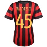 Manchester City Away Shirt Including European Printing 2011/12  - Womens with Balotelli 45 Printing