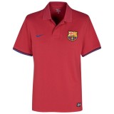 Barcelona Authentic Grand Slam Polo Shirt - Storm Red/Storm Blue