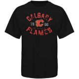Футболка Old Time Hockey Calgary Flames Five For Fighting Adams T-Shirt - Black