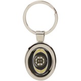 Брелок Boston Bruins Silvertone Deluxe Keychain