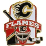 Значок Calgary Flames Equipment Pin